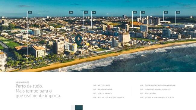 Mapa da região e do entorno do Match Studios