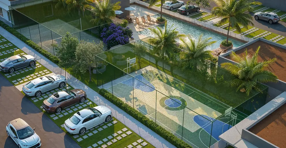 Perspectiva ilustrada — Esporte ao ar livre — Park Plaza Murilópolis